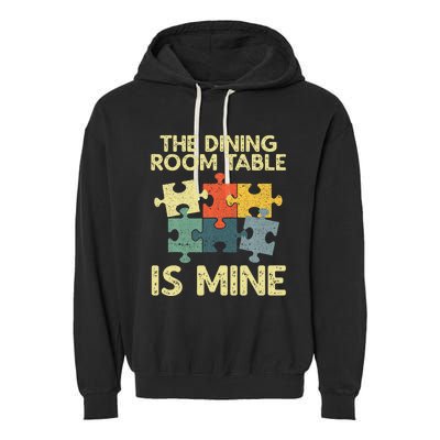 Funny Puzzle Jigsaw Puzzle Lover Garment-Dyed Fleece Hoodie