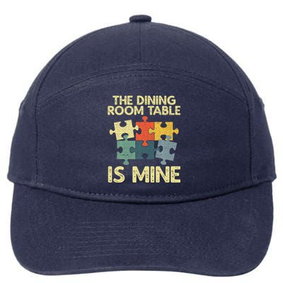 Funny Puzzle Jigsaw Puzzle Lover 7-Panel Snapback Hat