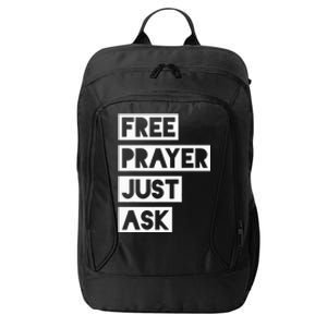 Free Prayer Just Ask Witnessing City Backpack