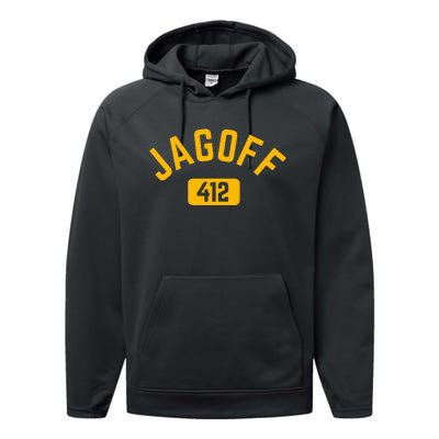 Funny Pittsburgh Jagoff 412 Steel City Pennsylvania Home Performance Fleece Hoodie