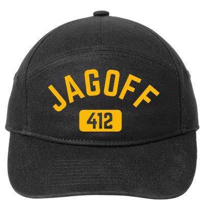 Funny Pittsburgh Jagoff 412 Steel City Pennsylvania Home 7-Panel Snapback Hat