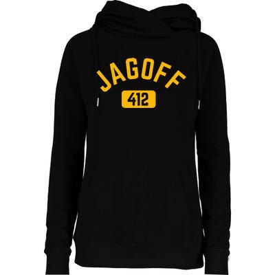 Funny Pittsburgh Jagoff 412 Steel City Pennsylvania Home Womens Funnel Neck Pullover Hood