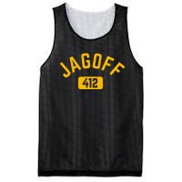 Funny Pittsburgh Jagoff 412 Steel City Pennsylvania Home Mesh Reversible Basketball Jersey Tank