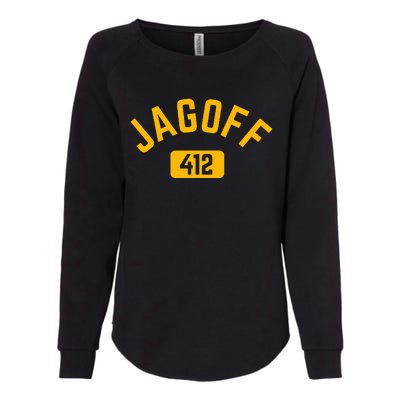 Funny Pittsburgh Jagoff 412 Steel City Pennsylvania Home Womens California Wash Sweatshirt