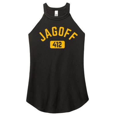 Funny Pittsburgh Jagoff 412 Steel City Pennsylvania Home Women's Perfect Tri Rocker Tank