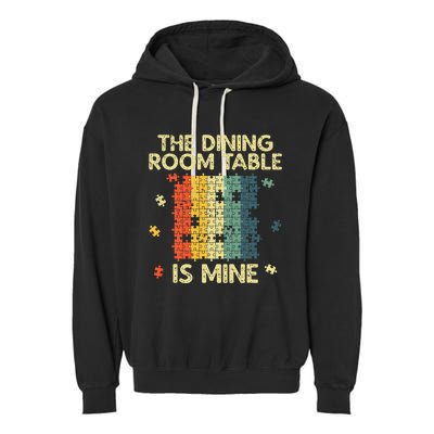 Funny Puzzle Jigsaw Puzzle Lover Garment-Dyed Fleece Hoodie