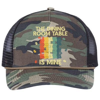 Funny Puzzle Jigsaw Puzzle Lover Retro Rope Trucker Hat Cap