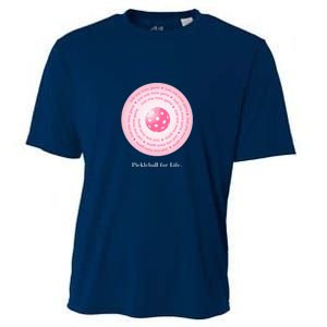 Fun Pickleball, Just One More Game Pink, Pickleball For Life Cooling Performance Crew T-Shirt