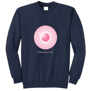 Fun Pickleball, Just One More Game Pink, Pickleball For Life Sweatshirt