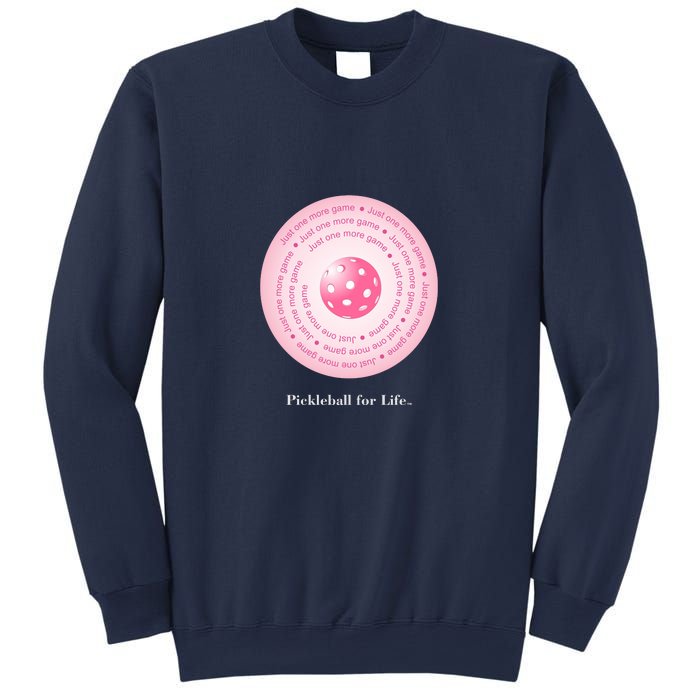 Fun Pickleball, Just One More Game Pink, Pickleball For Life Sweatshirt