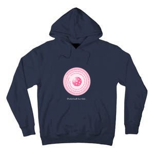 Fun Pickleball, Just One More Game Pink, Pickleball For Life Tall Hoodie