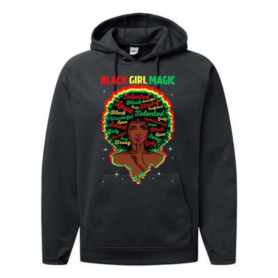 Funny Proud Juneteenth Black Magic Black History Month Performance Fleece Hoodie