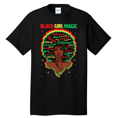 Funny Proud Juneteenth Black Magic Black History Month Tall T-Shirt