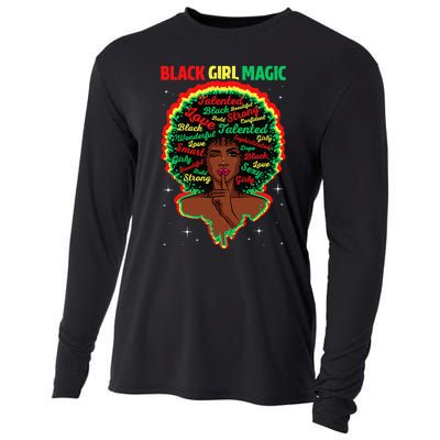 Funny Proud Juneteenth Black Magic Black History Month Cooling Performance Long Sleeve Crew