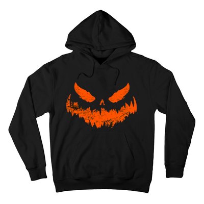 Funny Pumpkin Jack O Lantern Scary Pumpkin Face Halloween Hoodie