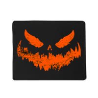 Funny Pumpkin Jack O Lantern Scary Pumpkin Face Halloween Mousepad