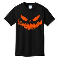 Funny Pumpkin Jack O Lantern Scary Pumpkin Face Halloween Kids T-Shirt