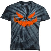 Funny Pumpkin Jack O Lantern Scary Pumpkin Face Halloween Kids Tie-Dye T-Shirt