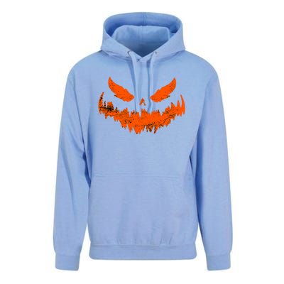 Funny Pumpkin Jack O Lantern Scary Pumpkin Face Halloween Unisex Surf Hoodie