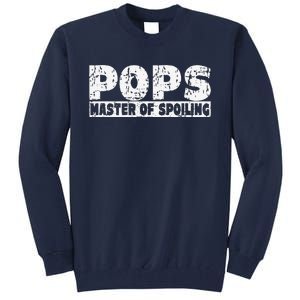 Fun Pops Joke Funny Fathers Day For Grandpas Tall Sweatshirt