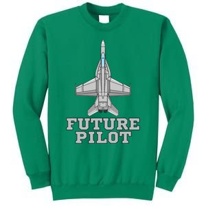 Future Pilot Jet Aviation Fighter Plane Airplane Pilot Sweatshirt