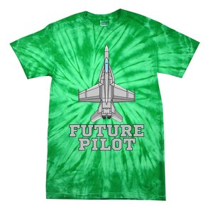 Future Pilot Jet Aviation Fighter Plane Airplane Pilot Tie-Dye T-Shirt