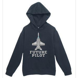 Future Pilot Jet Aviation Fighter Plane Airplane Pilot Urban Pullover Hoodie