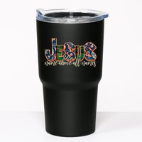 Festive Patten Jesus Name Above All Names Tumbler