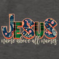 Festive Patten Jesus Name Above All Names Vector Backpack