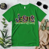 Festive Patten Jesus Name Above All Names Premium T-Shirt