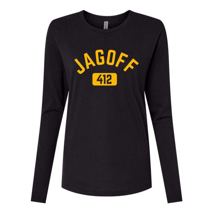 Funny Pittsburgh Jagoff 412 Sl City Pennsylvania Home Womens Cotton Relaxed Long Sleeve T-Shirt