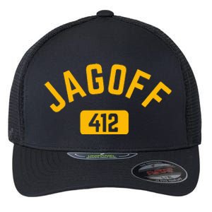 Funny Pittsburgh Jagoff 412 Sl City Pennsylvania Home Flexfit Unipanel Trucker Cap