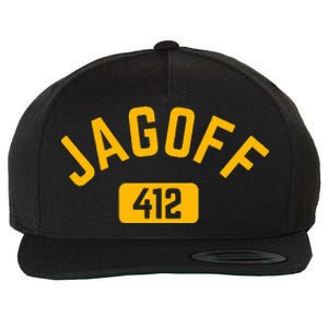 Funny Pittsburgh Jagoff 412 Sl City Pennsylvania Home Wool Snapback Cap