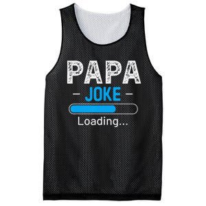 Funny Papa Joke Loading Daddy Fathers Day Humor Grandpa Mesh Reversible Basketball Jersey Tank