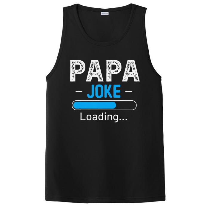 Funny Papa Joke Loading Daddy Fathers Day Humor Grandpa PosiCharge Competitor Tank