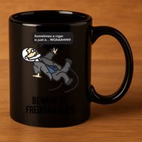 Funny Psychology Joke Sigmund Freud Beware Of Freudian Slips 11oz C Handle Ceramic Mug