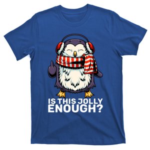 Funny Penguin Jolly Enough Holiday Penguin Christmas Cool Gift T-Shirt