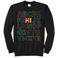 Funny Pre K Kindergarten Hi Alphabet Back To School Teachers Sweatshirt