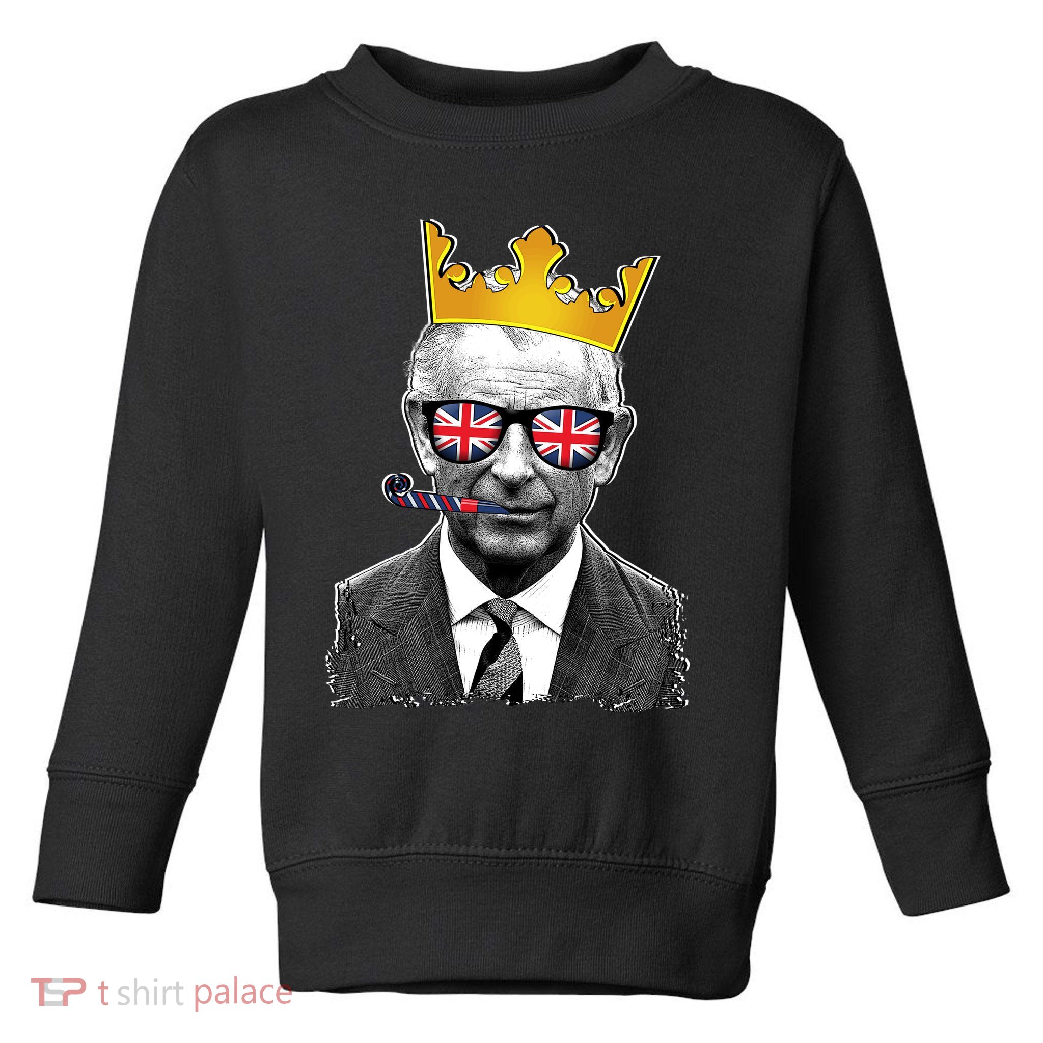 Funny Party King Coronation Prince King Charles Toddler Sweatshirt