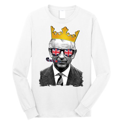 Funny Party King Coronation Prince King Charles Long Sleeve Shirt