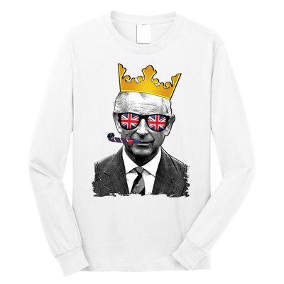 Funny Party King Coronation Prince King Charles Long Sleeve Shirt