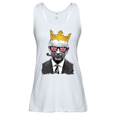 Funny Party King Coronation Prince King Charles Ladies Essential Flowy Tank
