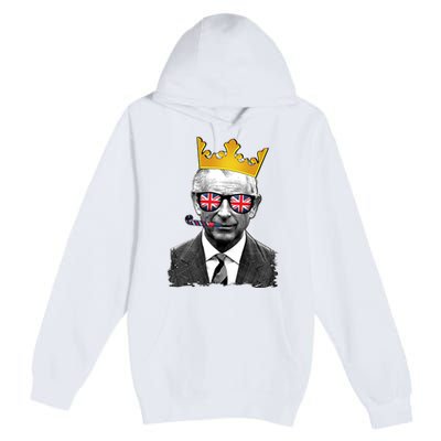 Funny Party King Coronation Prince King Charles Premium Pullover Hoodie