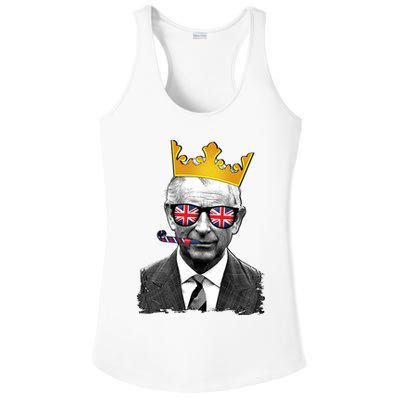 Funny Party King Coronation Prince King Charles Ladies PosiCharge Competitor Racerback Tank