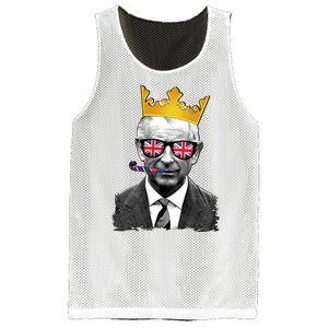 Funny Party King Coronation Prince King Charles Mesh Reversible Basketball Jersey Tank