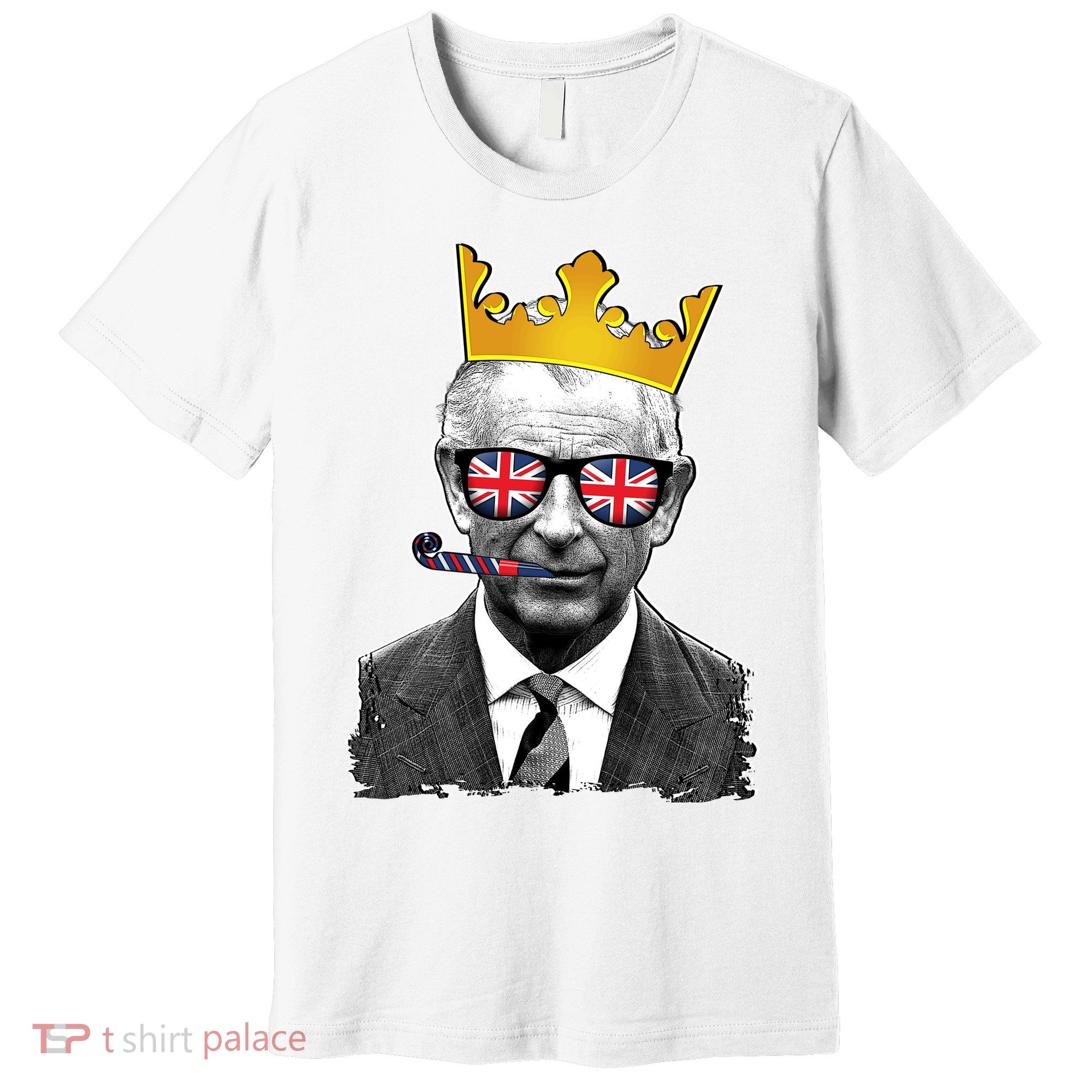 Funny Party King Coronation Prince King Charles Premium T-Shirt