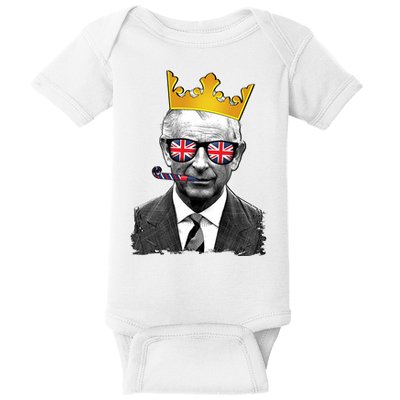 Funny Party King Coronation Prince King Charles Baby Bodysuit
