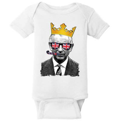 Funny Party King Coronation Prince King Charles Baby Bodysuit