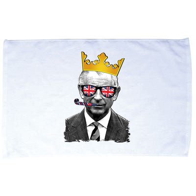Funny Party King Coronation Prince King Charles Microfiber Hand Towel