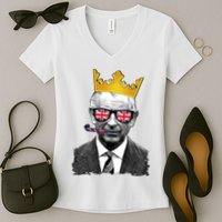 Funny Party King Coronation Prince King Charles Women's V-Neck T-Shirt